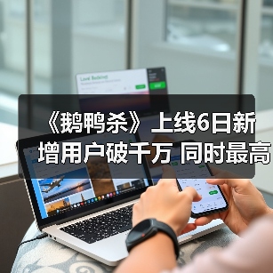 《鹅鸭杀》上线6日新增用户破千万 同时最高在线人数超Steam端峰值纪录（图2）