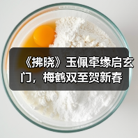 《拂晓》玉佩牵缘启玄门，梅鹤双至贺新春（图4）