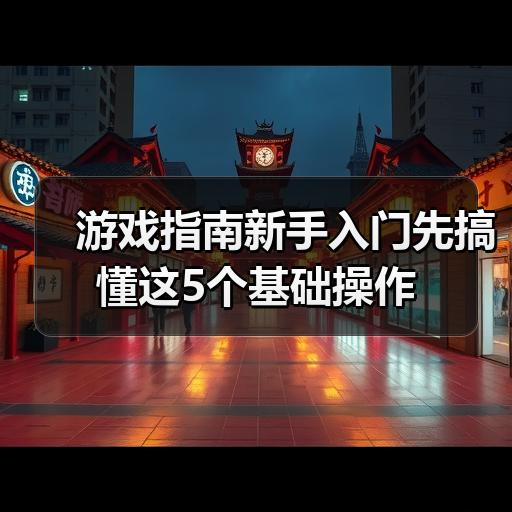 游戏指南新手入门先搞懂这5个基础操作