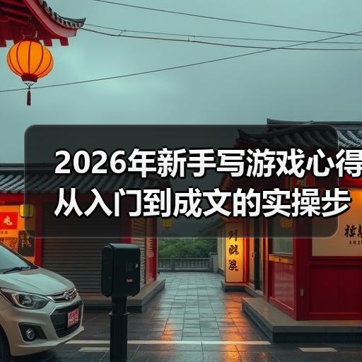 2026年新手写游戏心得从入门